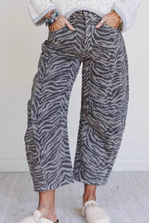 High-Waist Denim Jeans