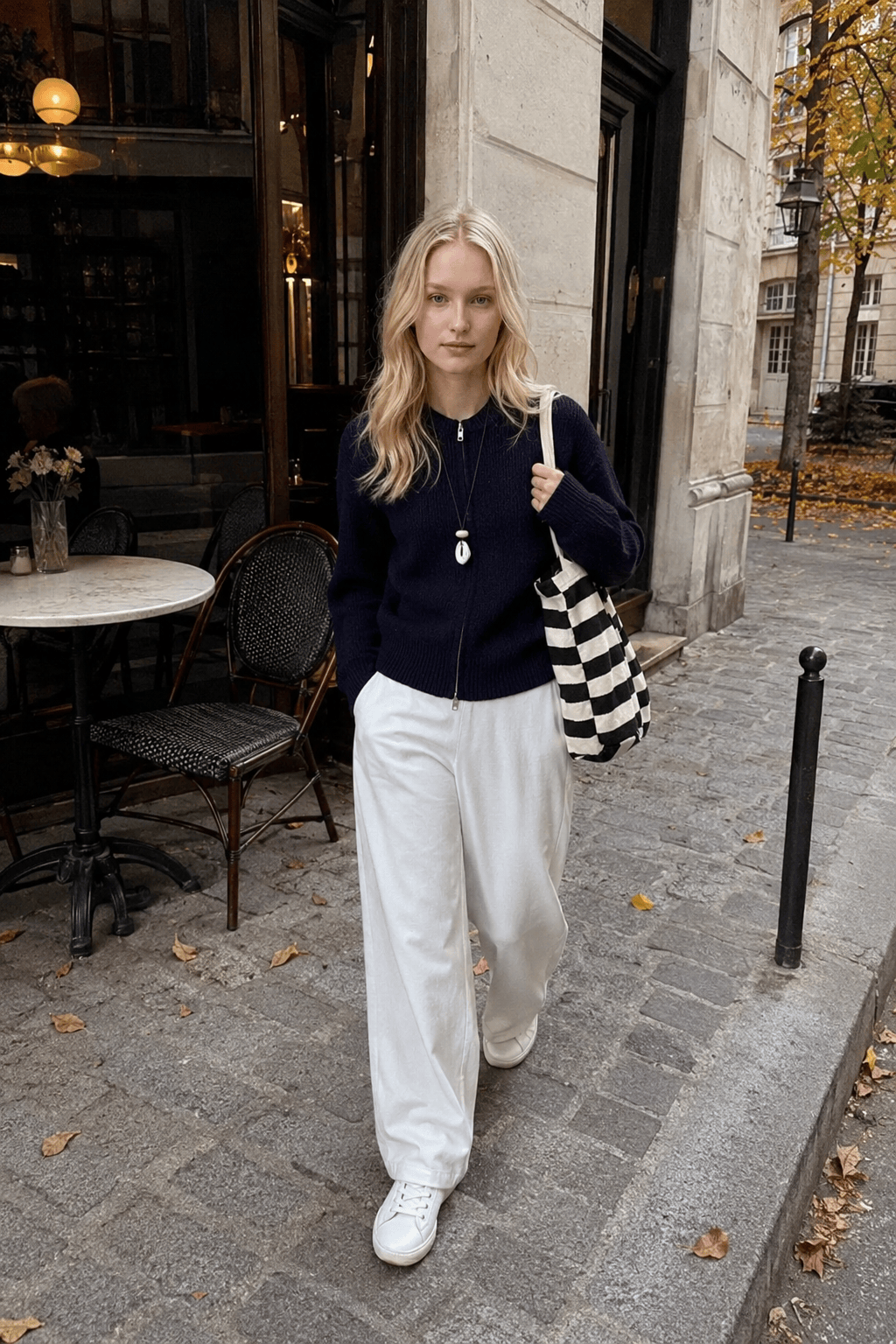Casual Solid Color Zip-Up Loose Fit Knit Sweater