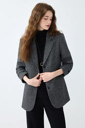 Vintage Inspired Heavy Wool Blazer