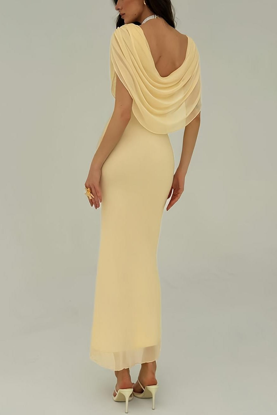 Draped Formal Dress