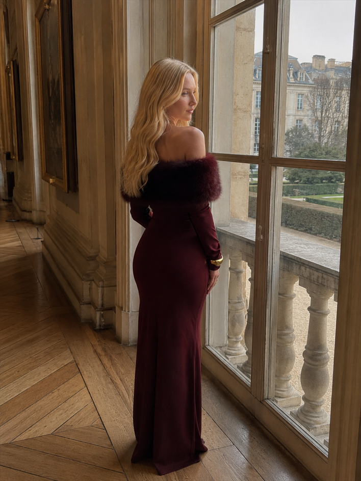 Off-the-Shoulder Bodycon Dress