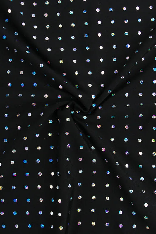 Sequins Tie Front Long Sleeve Bandage Maxi Dress