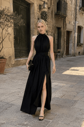 Elegant Sleeveless Evening Maxi Dress