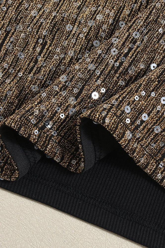 Sequin Strapless Bodycon Mini Party Dress