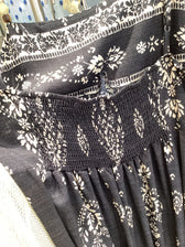 Floral Print Spaghetti Strap Smocked Maxi Dress 4