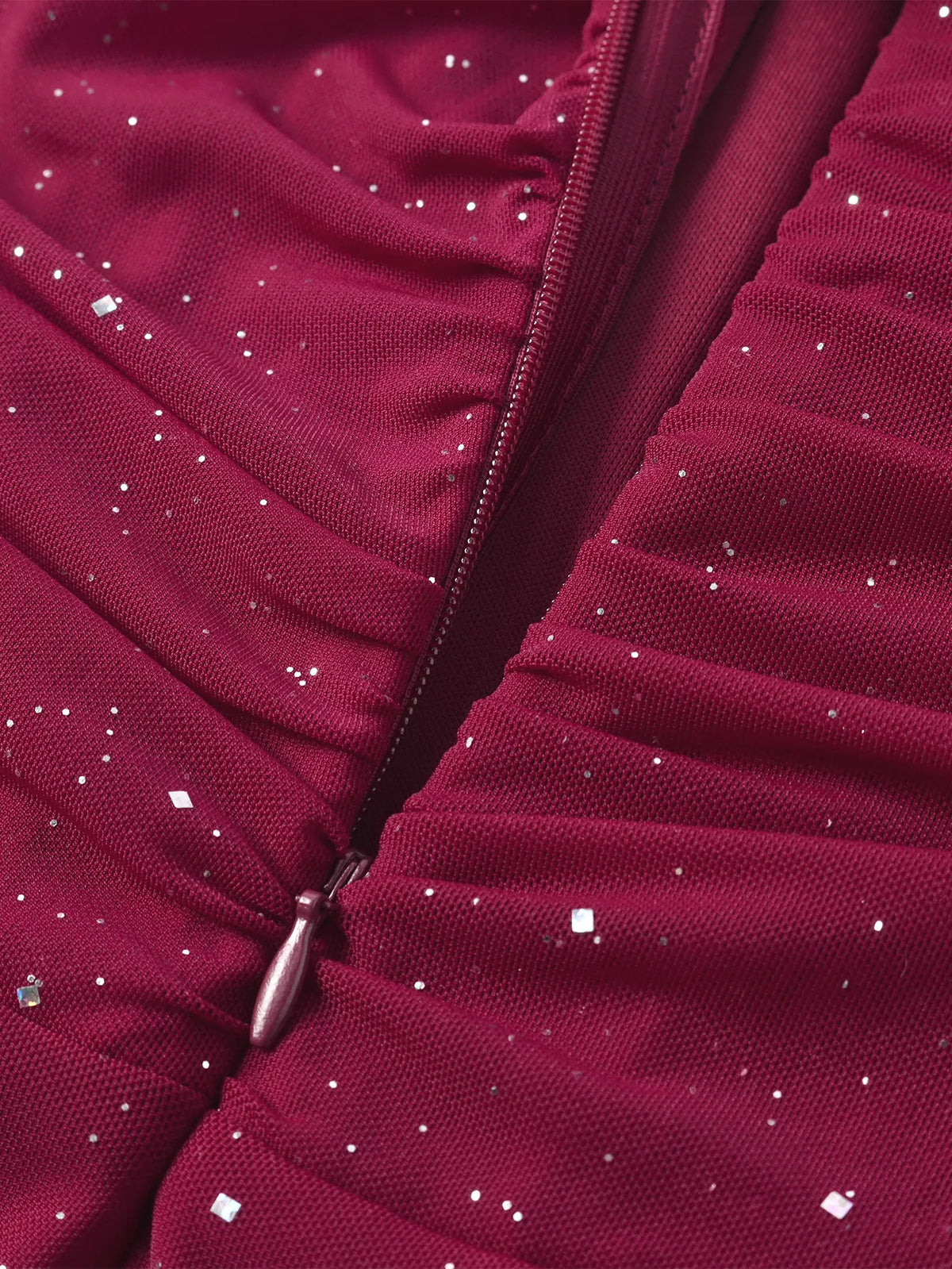 Sequin Strapless Ruched Bodice Mermaid Maxi Gown 11