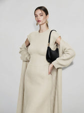 Cardigan Sleeveless Dress Knit Set