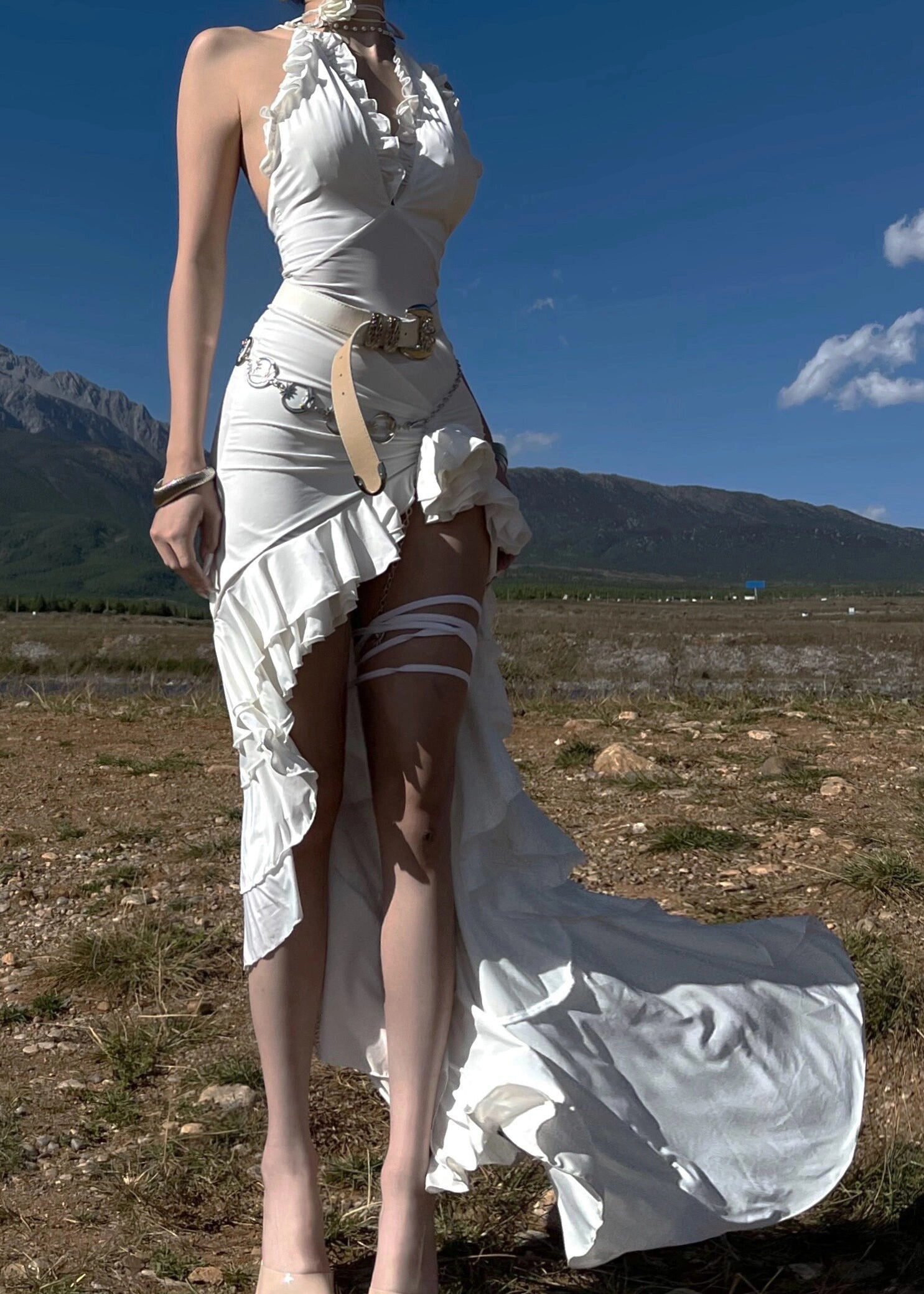 A Vintage Style Dress with Delicate Timeless Details