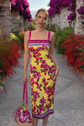 Bodycon Floral Dress
