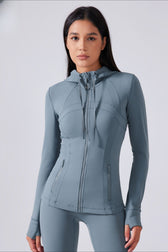 Drawstring Fitted Performance Hoodie