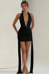 Halter-Neck Bodycon Dress