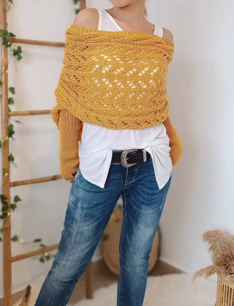 Knitted Wrap Shrugs For Women