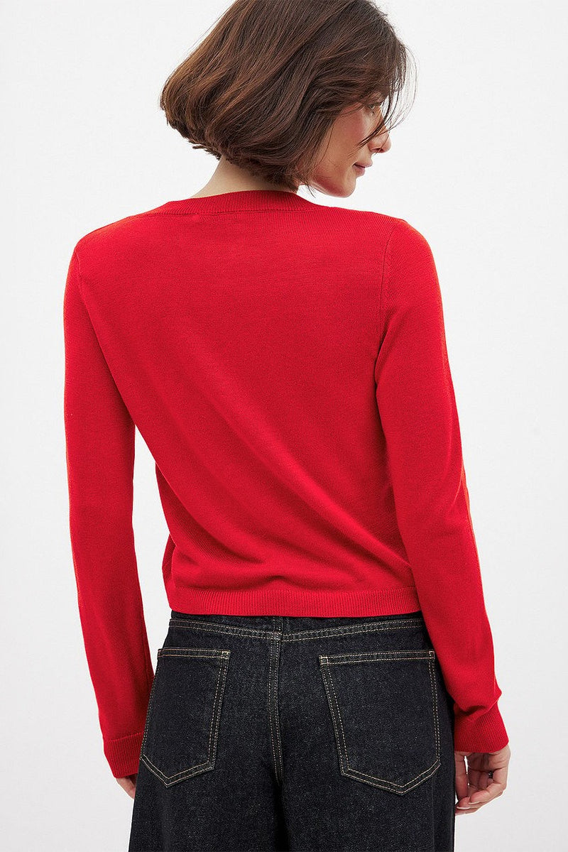 Essential Round Neck Cardigan