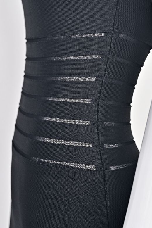 Abigail Bodycon Midi Dress - Classic Black