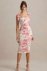 Bodycon Floral Dress