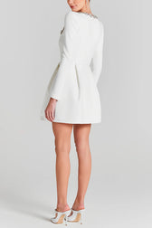 Endless Celebration Velvet Jewel Embellished Trim Mini Dress - View 19