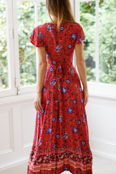 High-Waist Maxi Dress