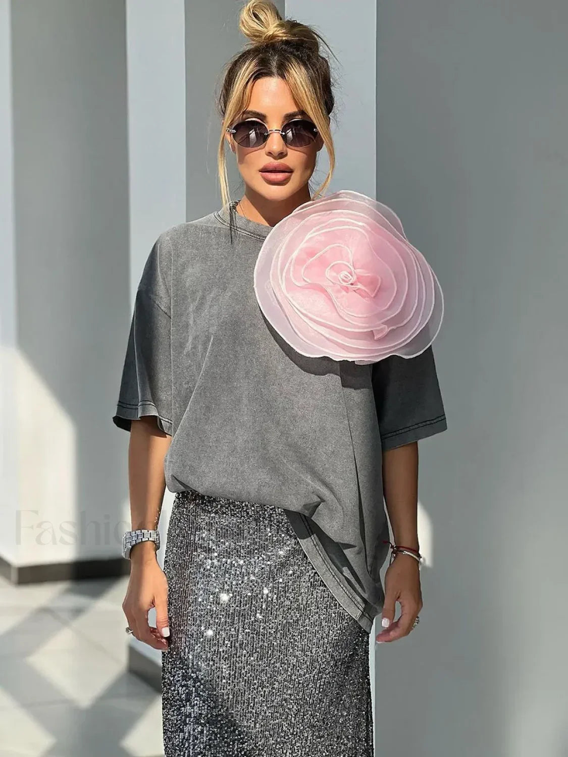 Acid Washed Vintage Cotton T-Shirt