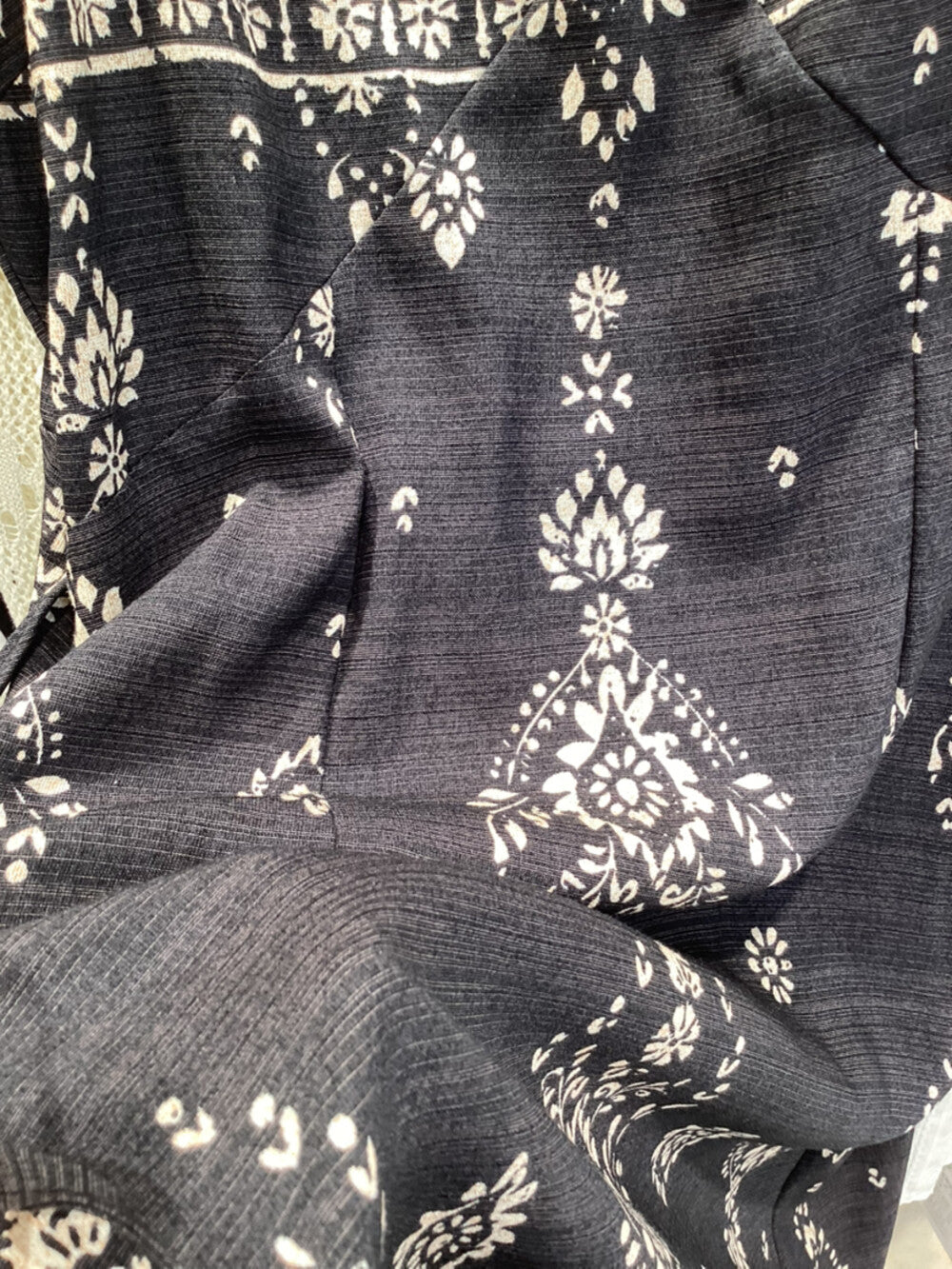 Floral Print Spaghetti Strap Smocked Maxi Dress 5