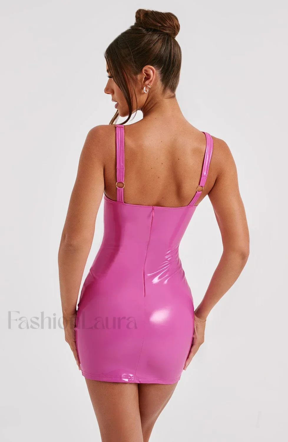 Addison Mini Graceful Dress - Pink