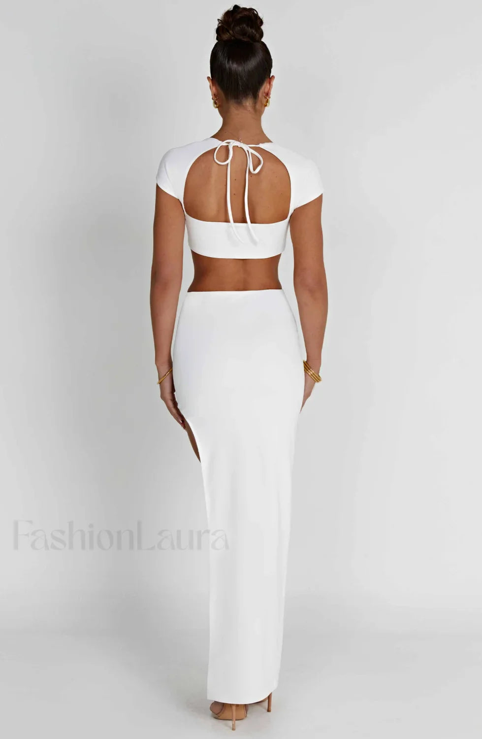 Adorn Maxi Graceful Skirt - Ivory