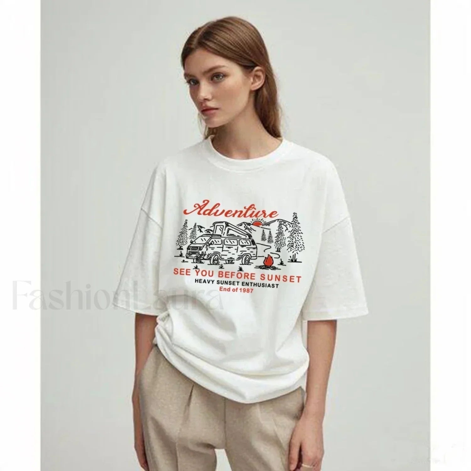 Adventure Graphic Raccoon Meme Vintage T-Shirt