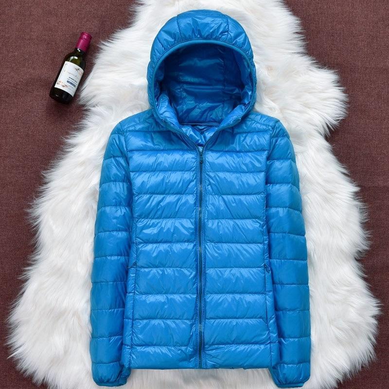 Hooded Zip Front Lightweight Packable Puffer Jacket