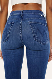 High-Waist Straight-Leg Denim Jeans