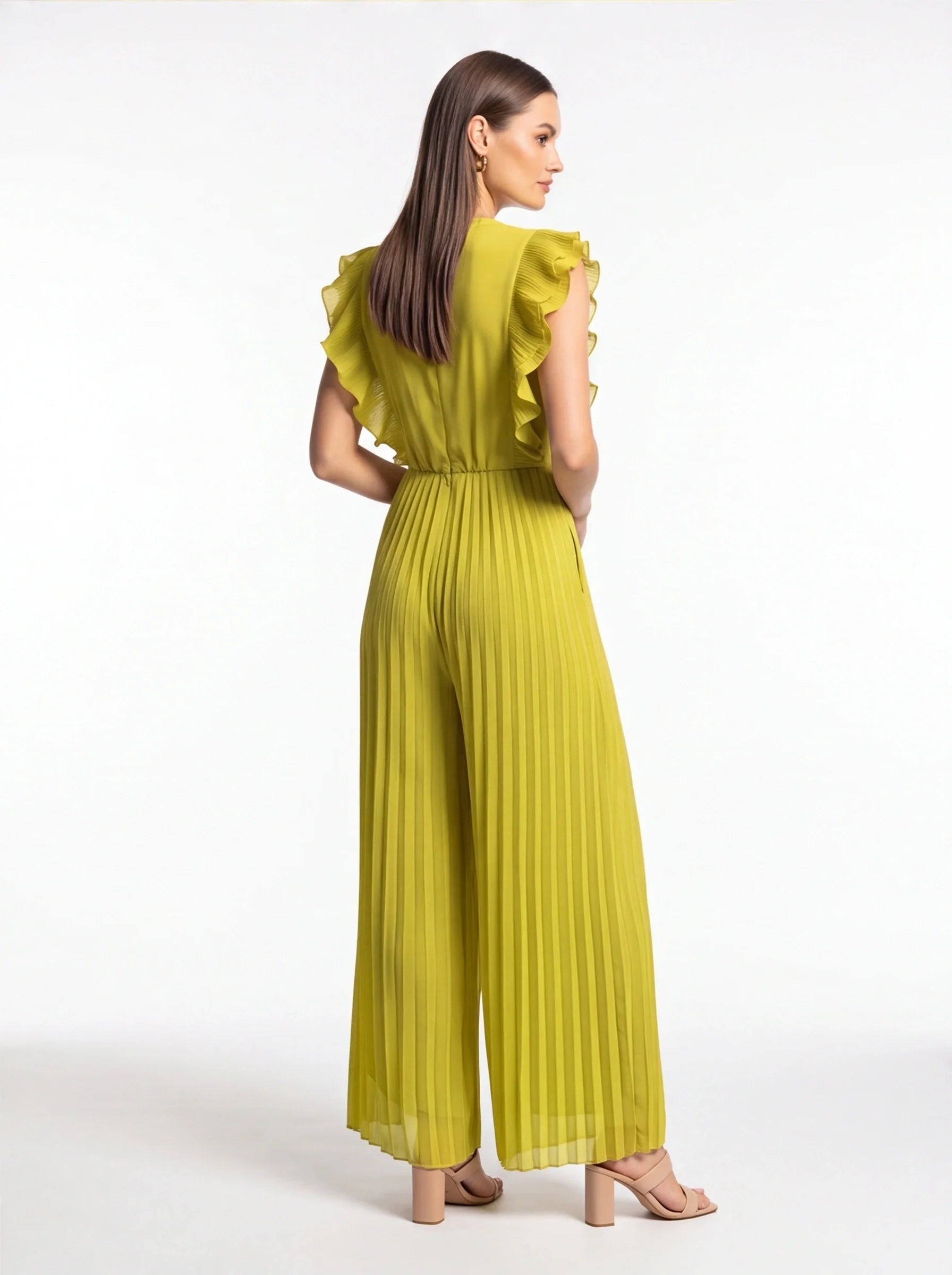 Lightweight Wide-Leg Jumpsuit with Pockets