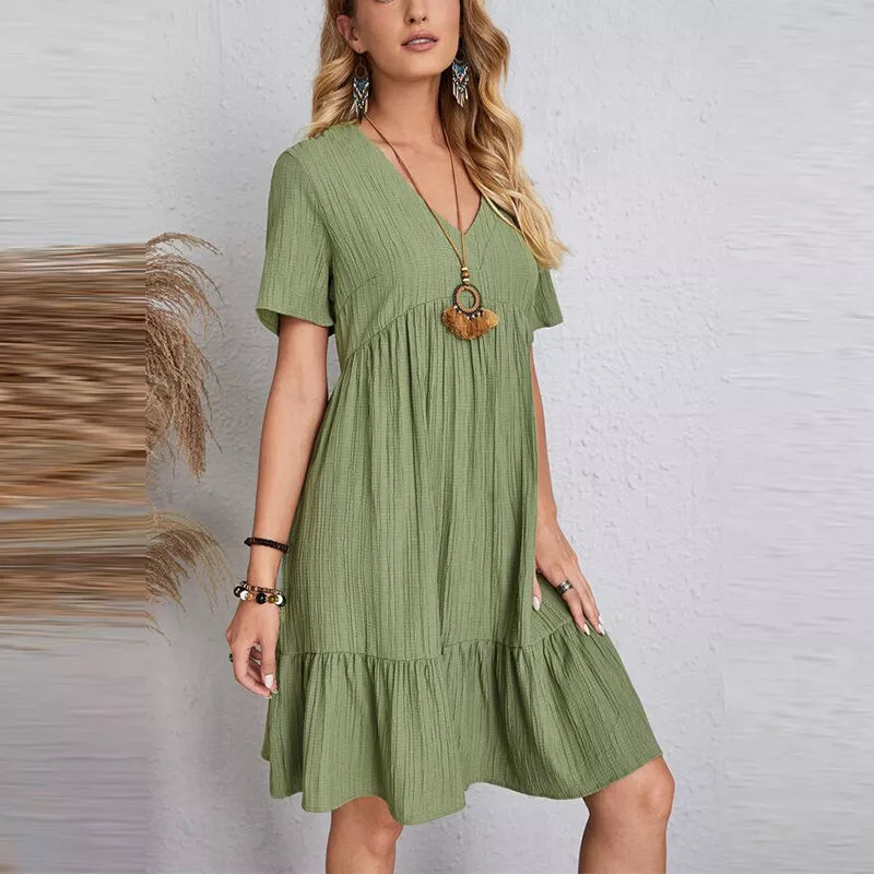 Malena Tailored and Elegant Summer Dress for Women Sophisticated Look