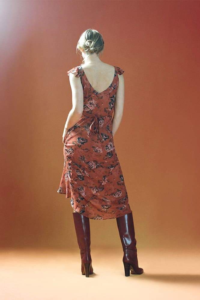 Graciela Elevated Scoop Neck Floral Print Maxi Dress Designer Edit