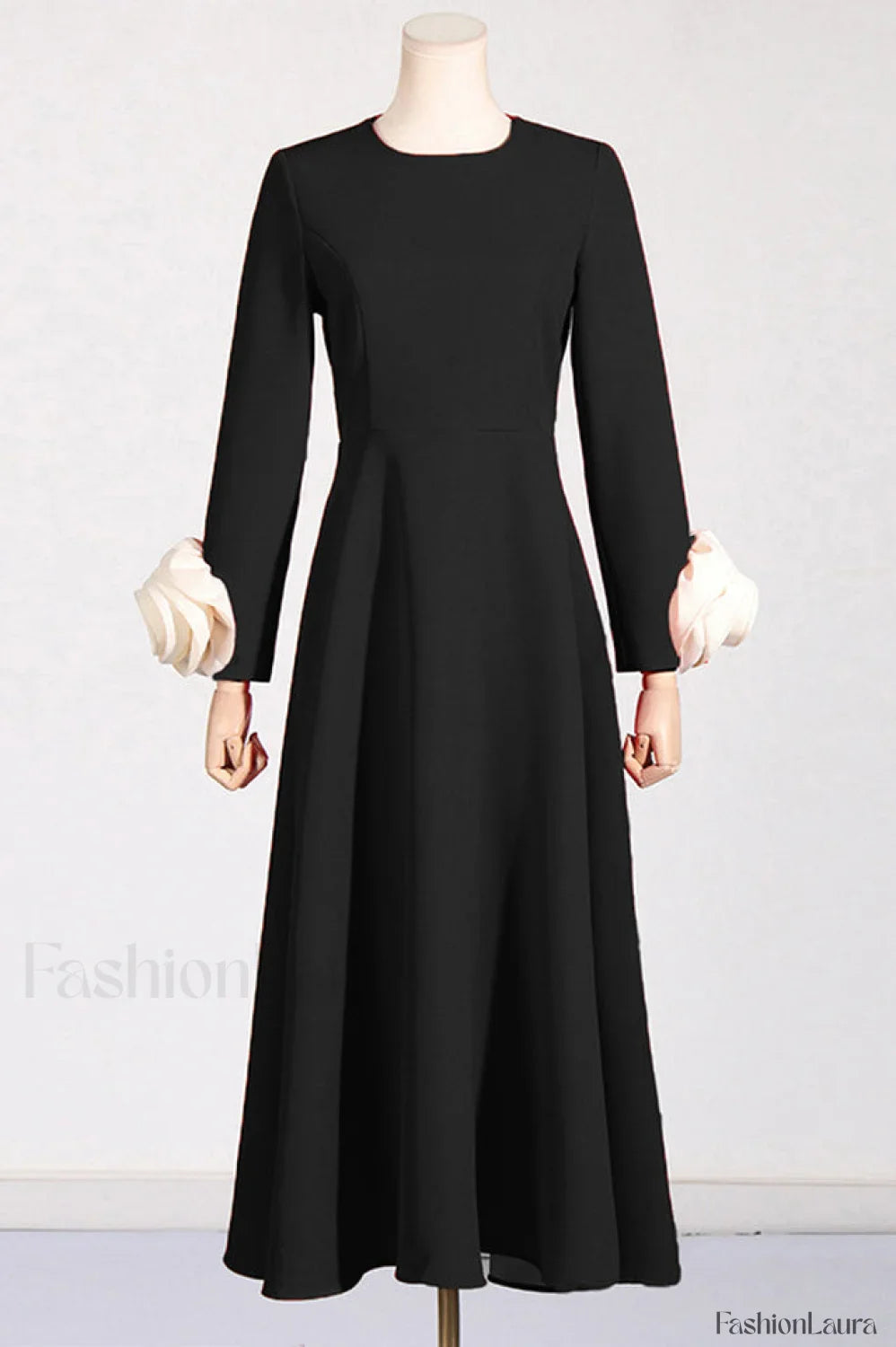 Alyvia Flower Stylish Embellished Midi Dress