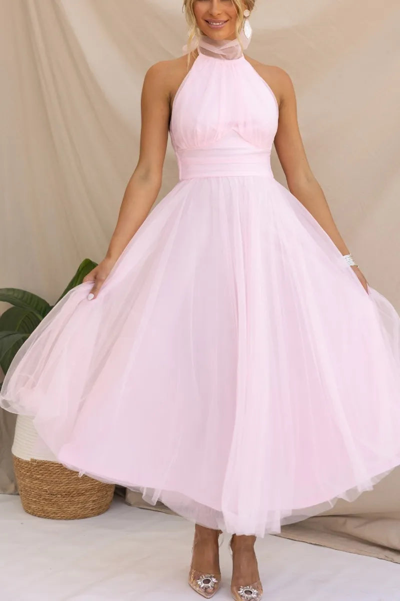 Dominique Statement High Quality Sleeveless Party Dress for Fashionable Women Chic Silhouette Collection
