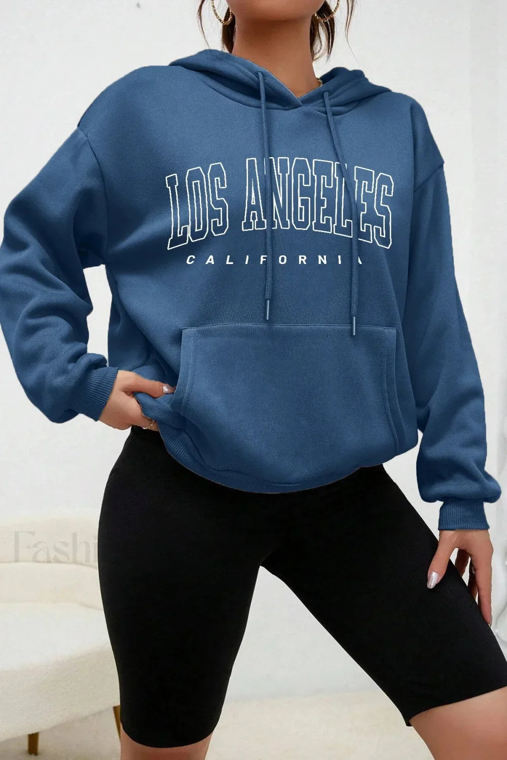American Style Casual Fleece Hoodie