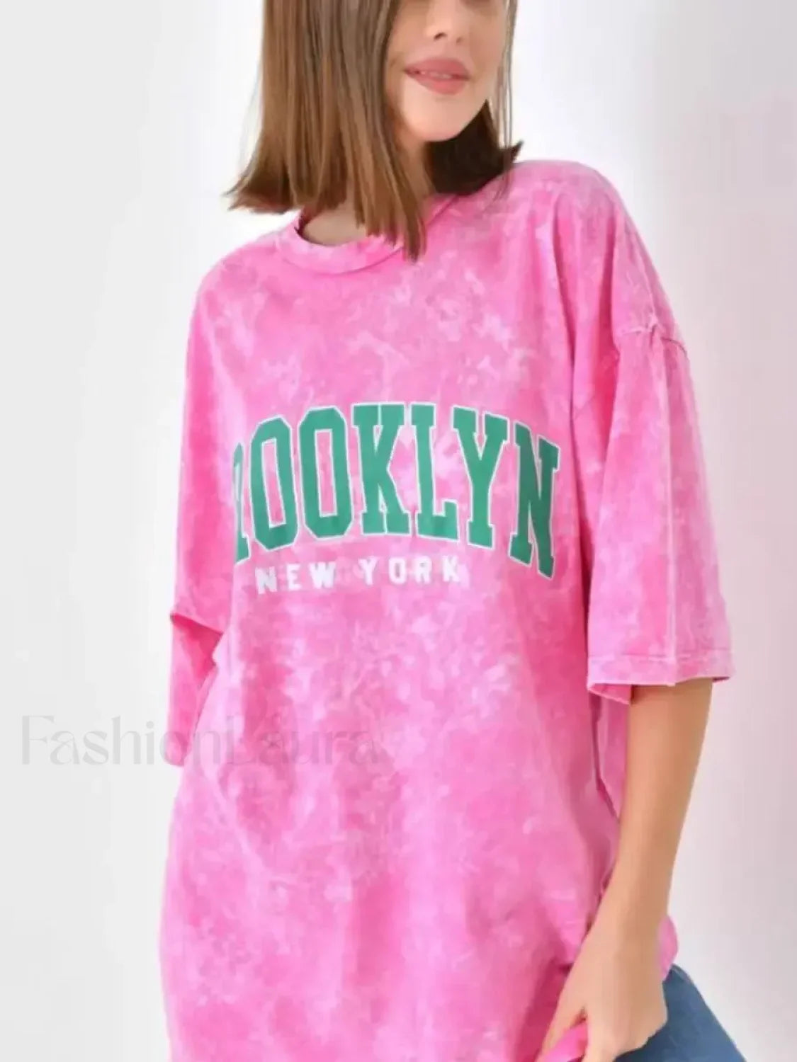 American Vintage Print Cotton T-Shirt