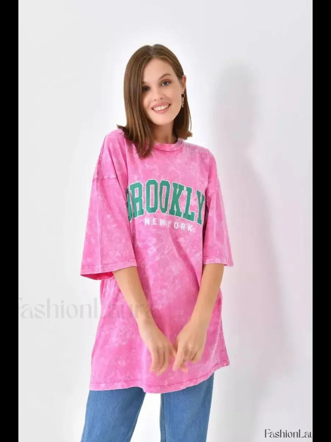 American Vintage Print Cotton T-Shirt