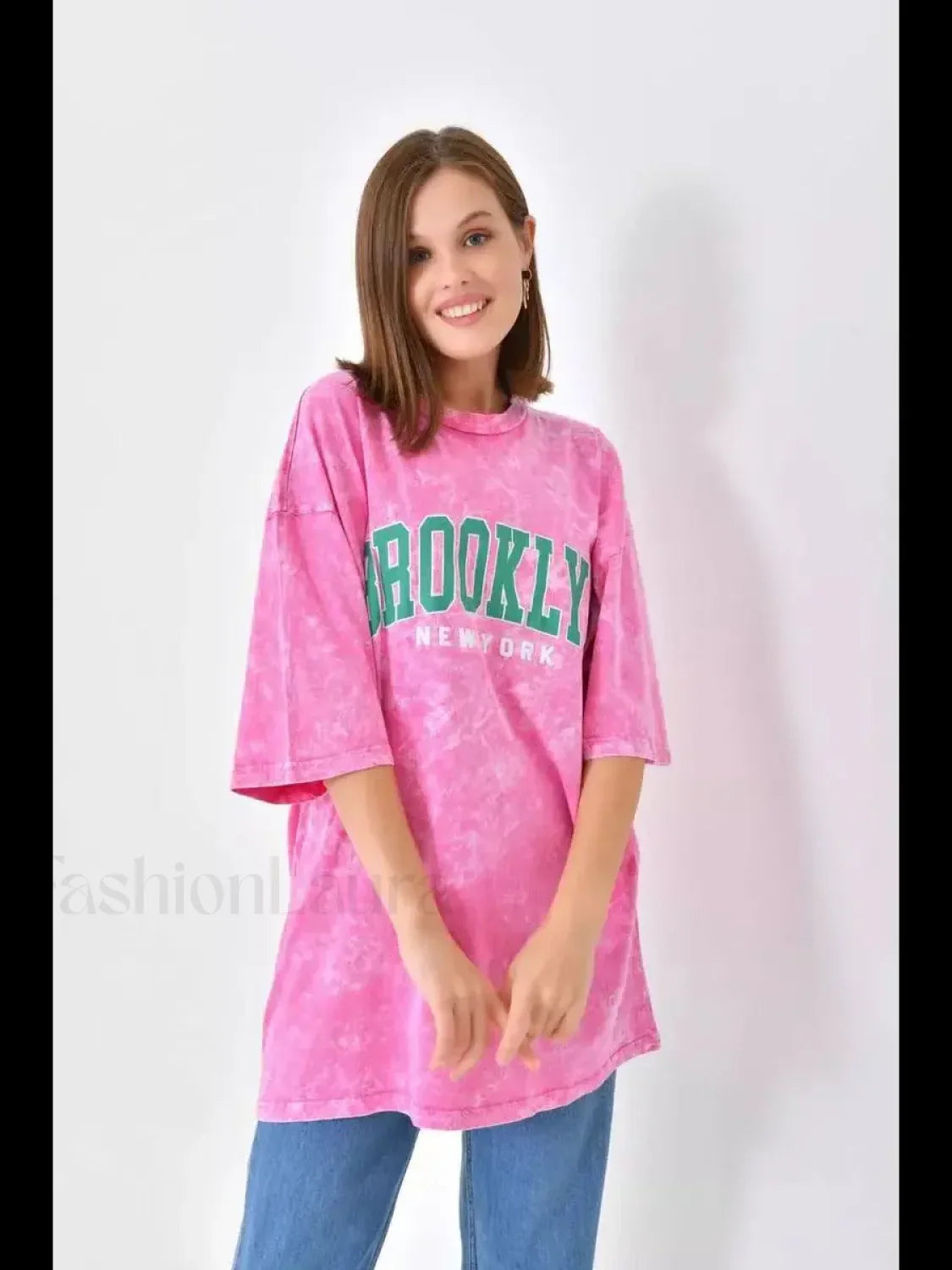 American Vintage Print Cotton T-Shirt