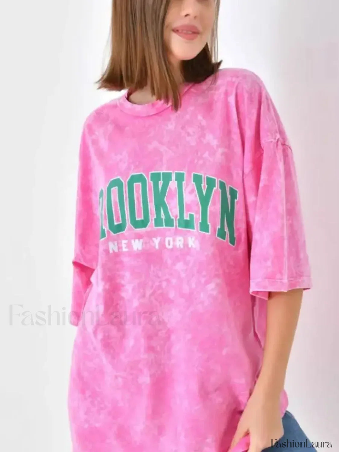 American Vintage Print Cotton T-Shirt