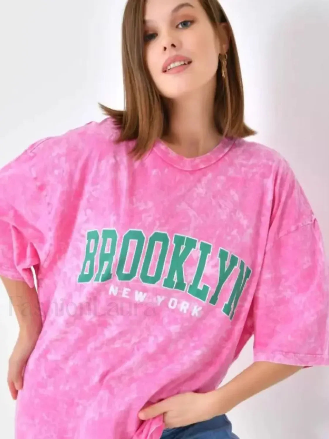 American Vintage Print Cotton T-Shirt