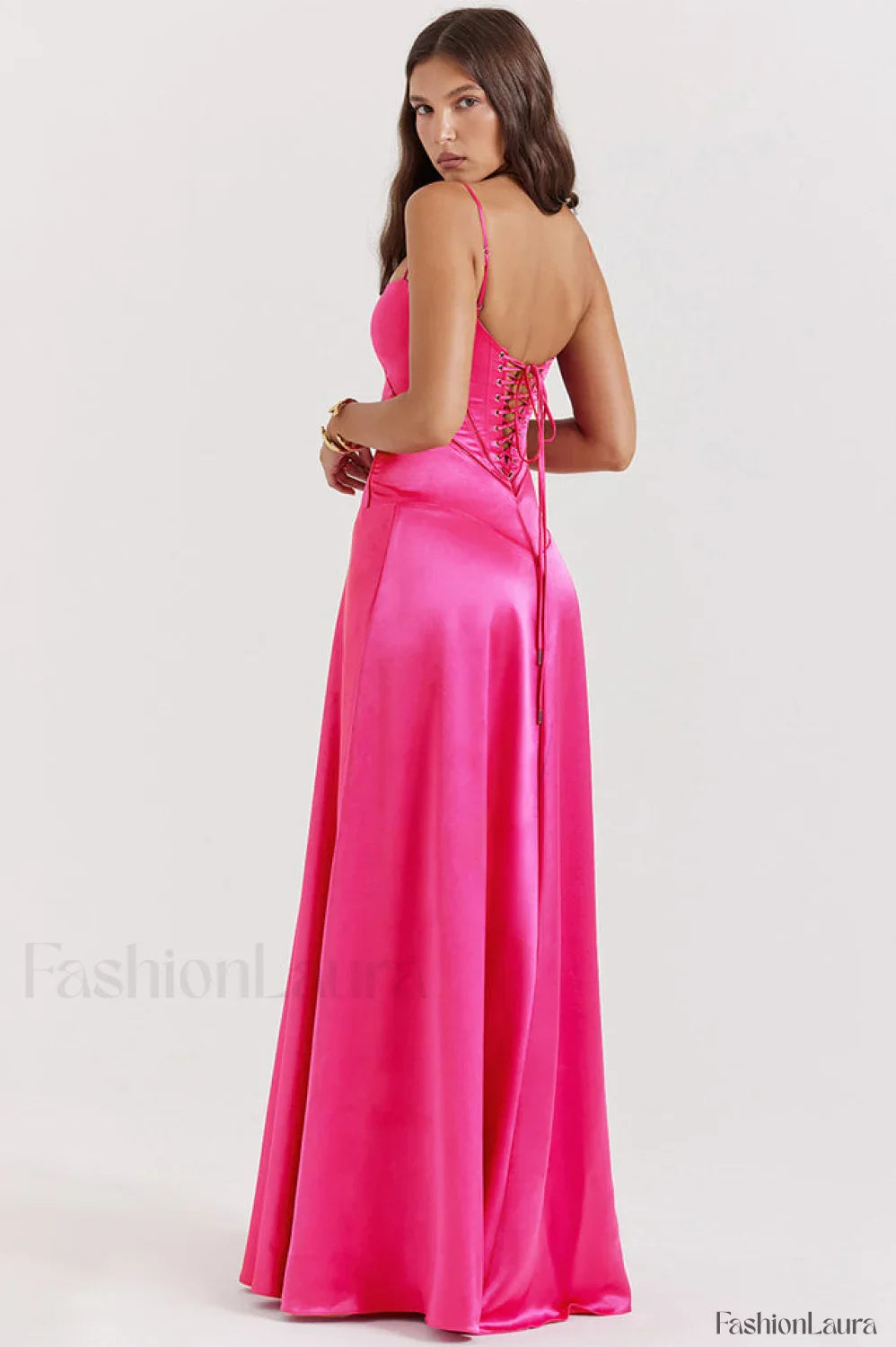 Anabella Black Lace Charming Up Maxi Dress