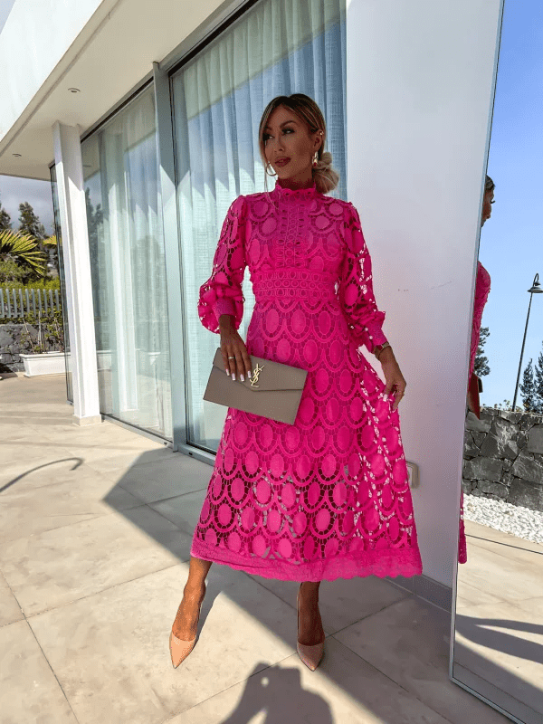 Paulina Refined Midi Dress for Women Casual Daywear