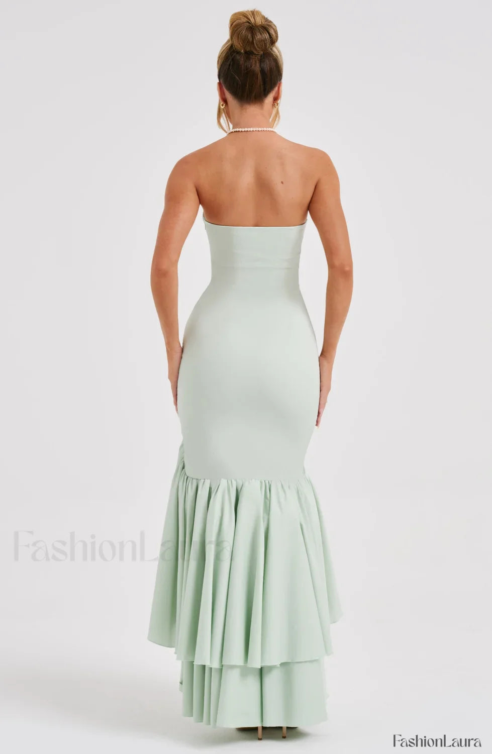 Angelina Maxi Graceful Dress - Sage
