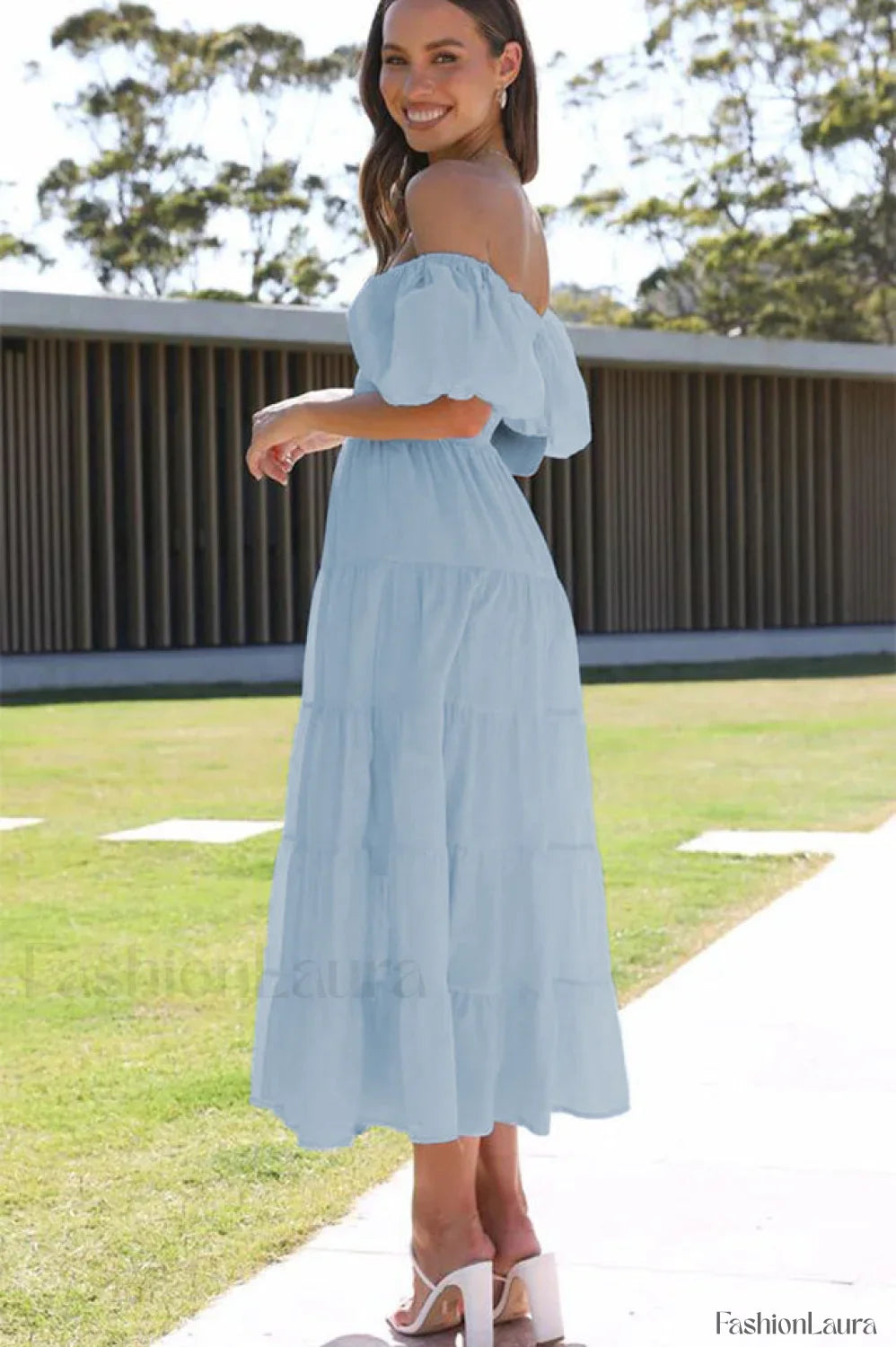 Anne Elegant Tiered Dress