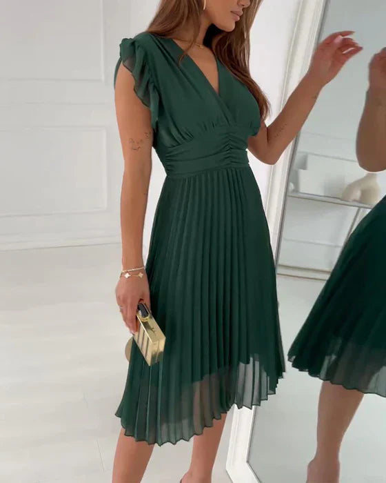 Laura Boutique Pleated Dress Evening Wear Edit