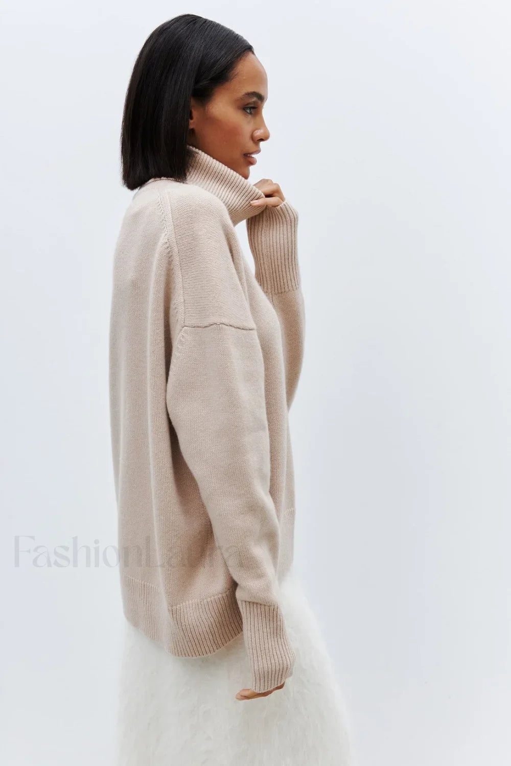 Anti-Pilling Loose Turtleneck Sweater