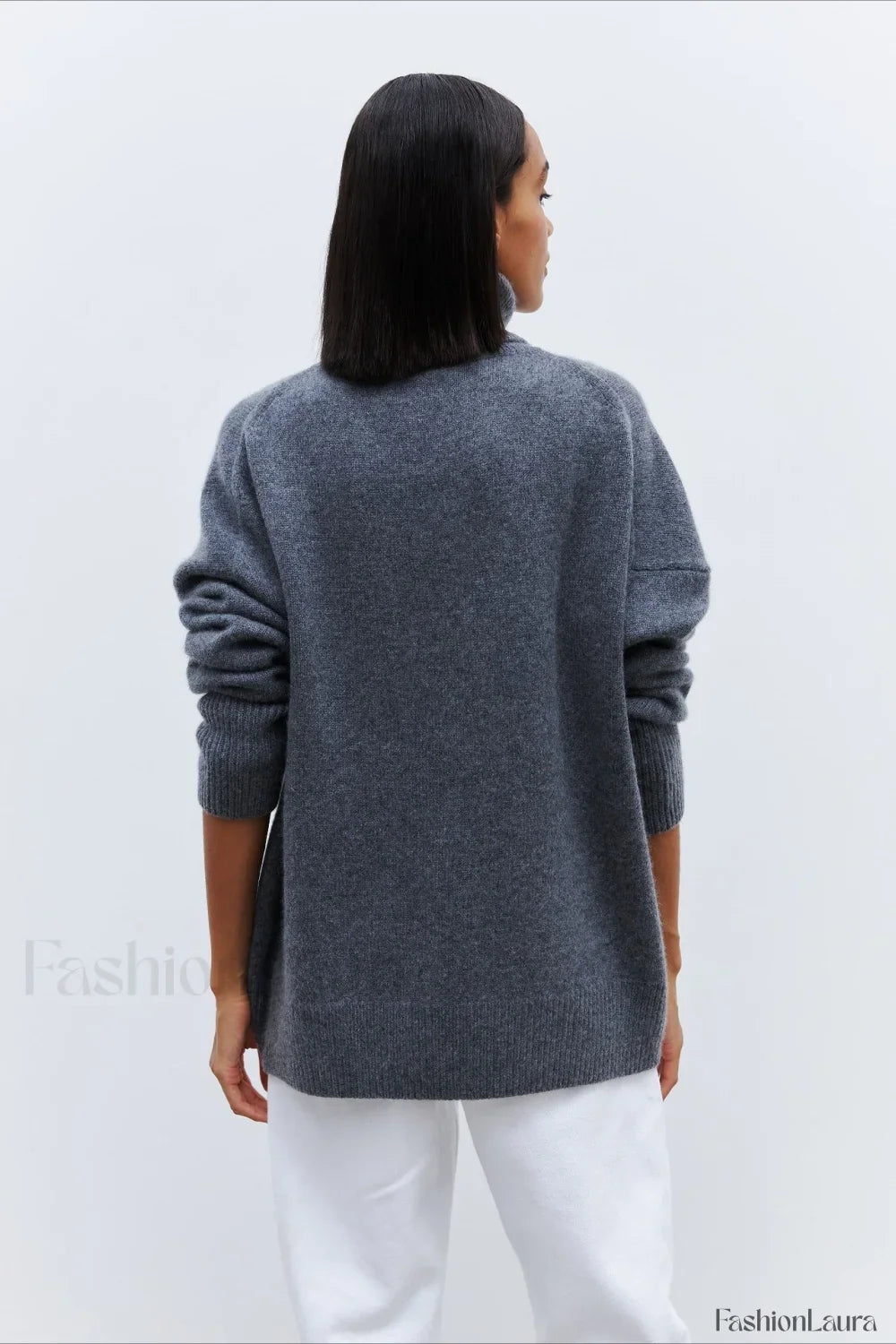 Anti-Pilling Loose Turtleneck Sweater