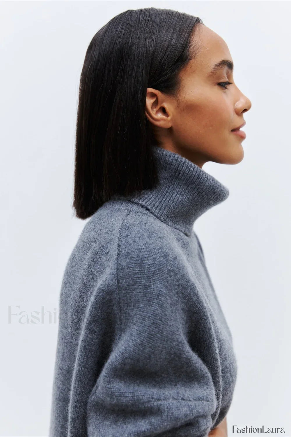 Anti-Pilling Loose Turtleneck Sweater