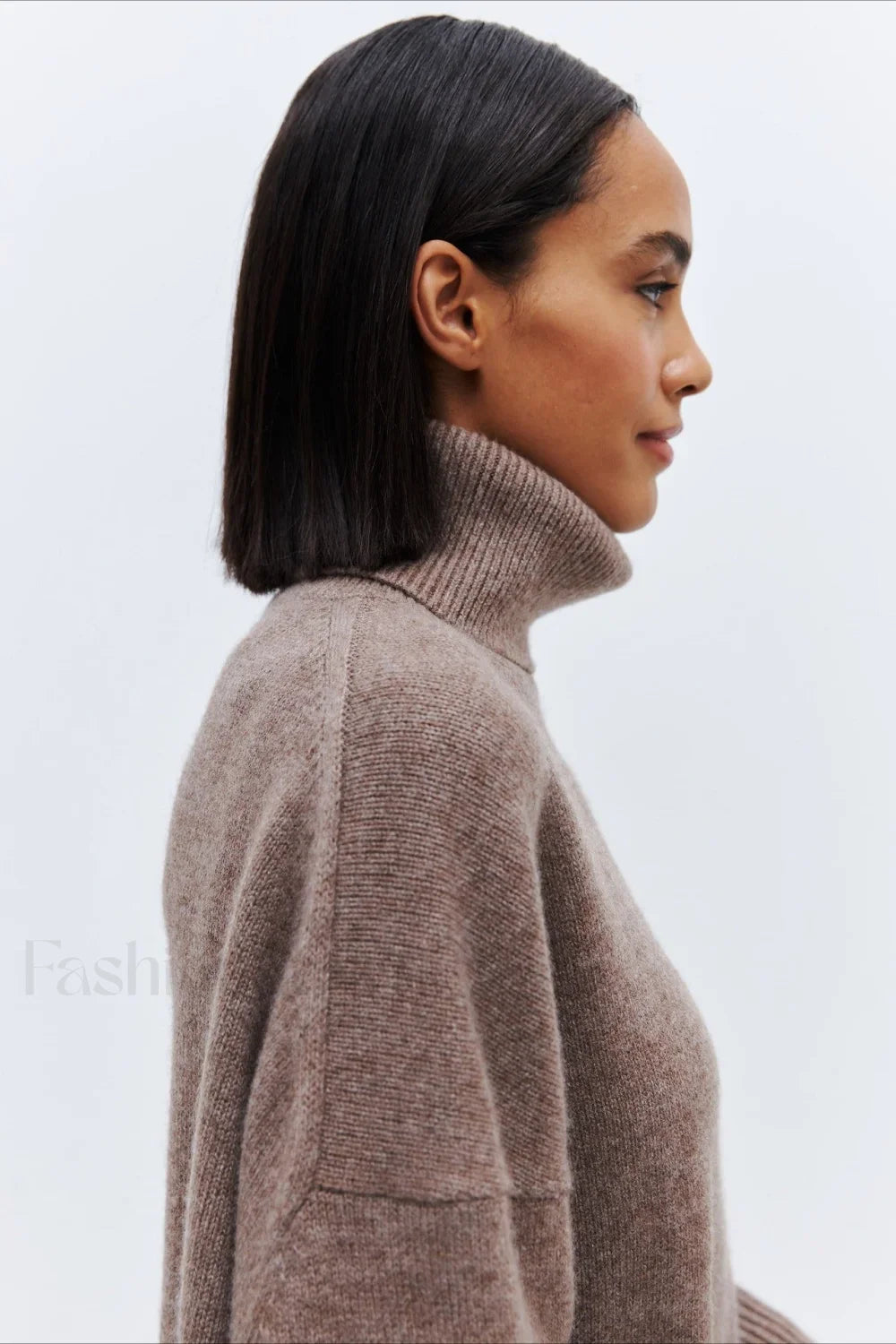 Anti-Pilling Loose Turtleneck Sweater