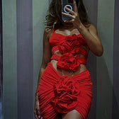 Happiest Cutout Embellished Ruched Mini Dress 6