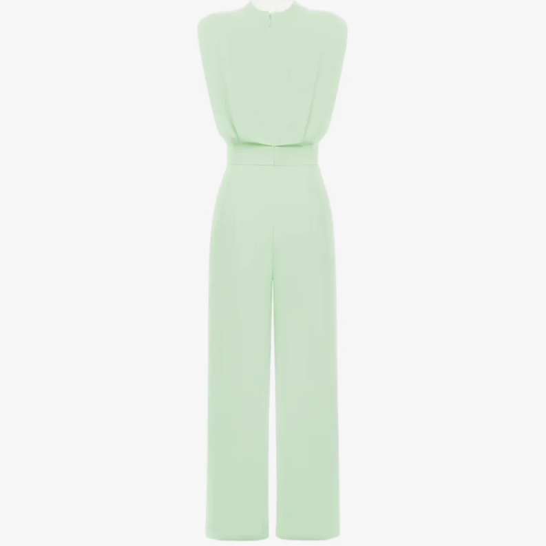 Sleeveless Top and High Waist Wide Leg Pants Two Piece Set